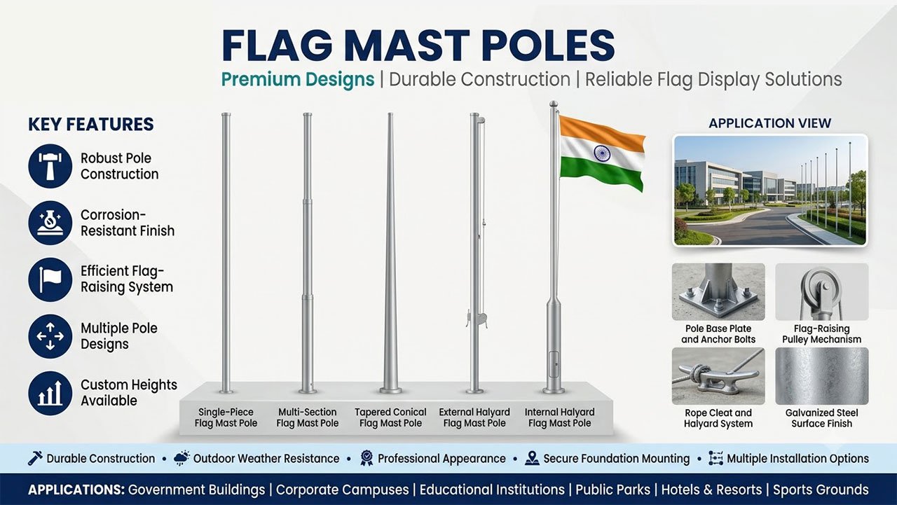 Flag Mast Pole