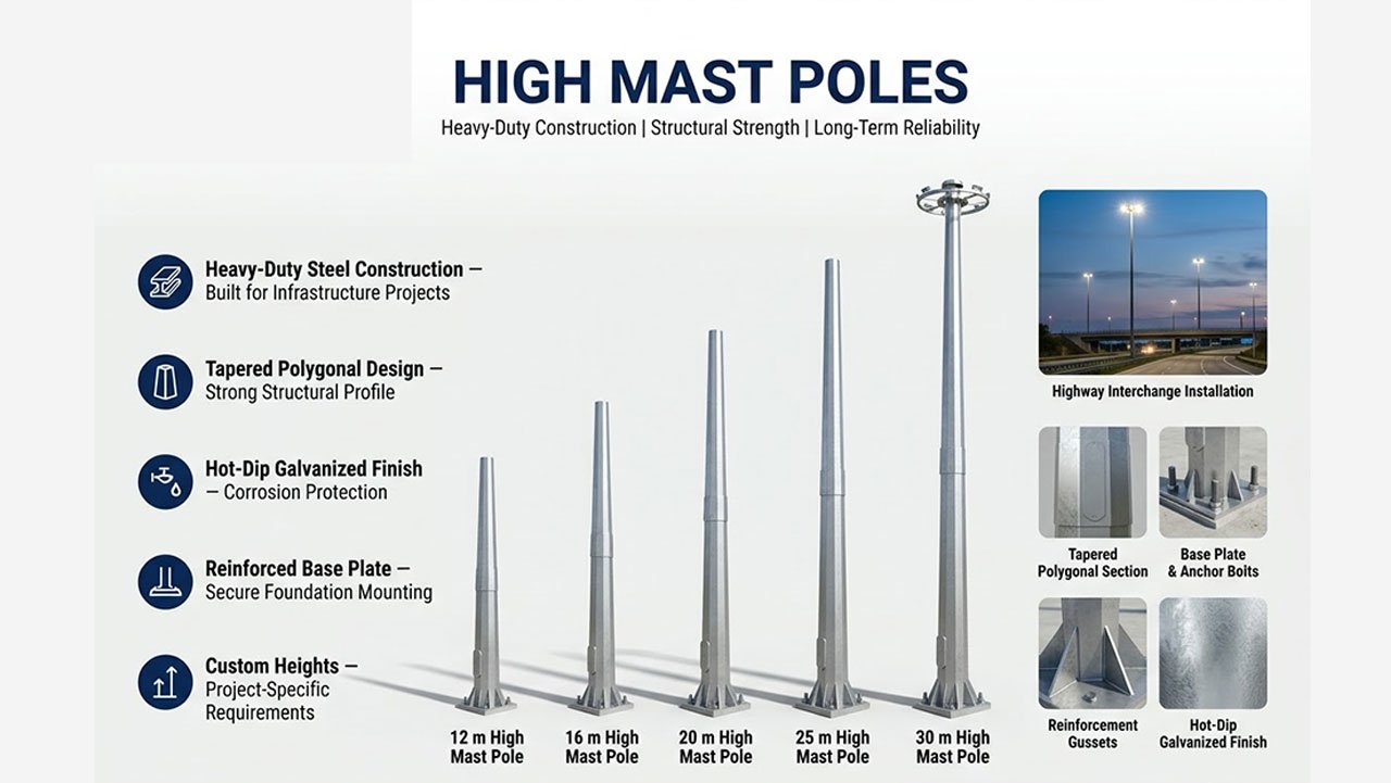 High Mast Poles